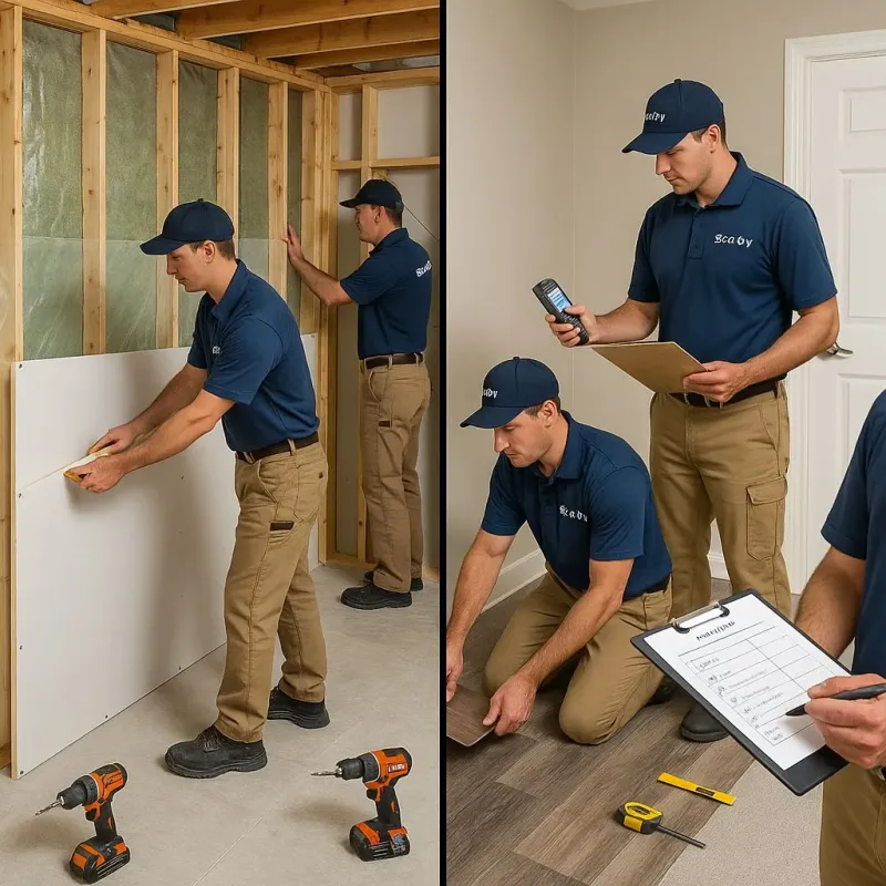 Repairs and Reconstruction process in Harrison, NE